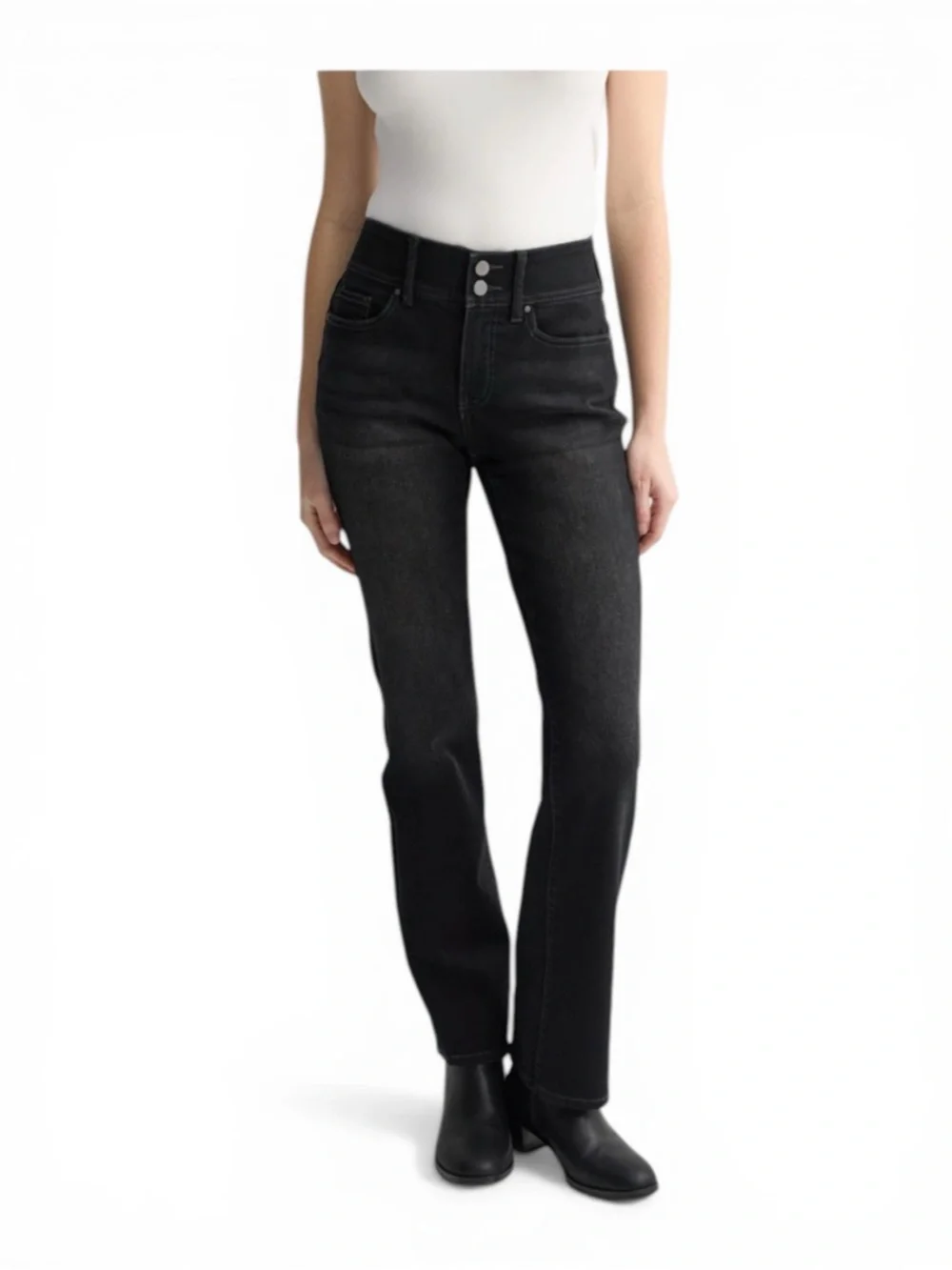 Women's Apt. 9° Tummy Control Bootcut Jeans - Picture 1 of 13